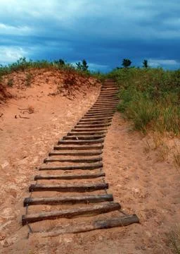 Dune Climb Stock Photos