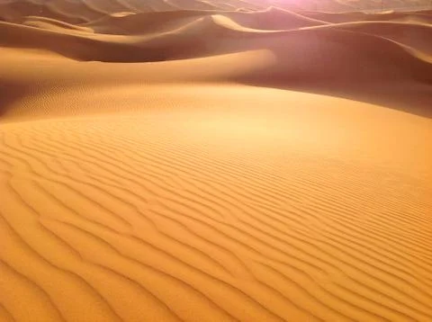 Dune in the desert Stock Photos