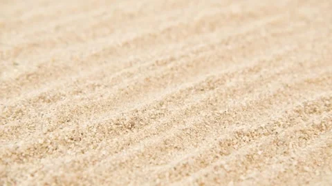 Dune desert sands abstract shot. Grains of sand with pattern rotating. Stock Footage 245414005