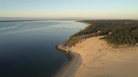 The "Dune du Pilat" Stock Footage 87786671