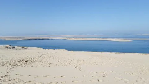 Dune du Pilat pyla the biggest sand dune in Europe France Fotos de archivo