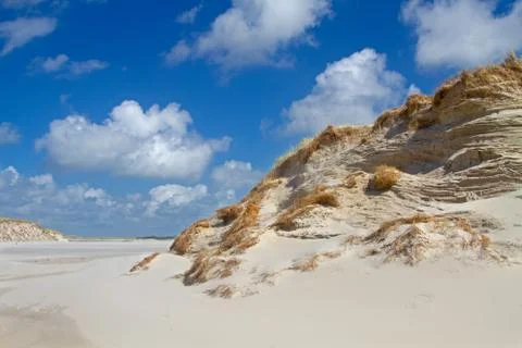 Dune erosion Stock Photos