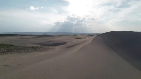 Dune hopping Stock Footage 96356713