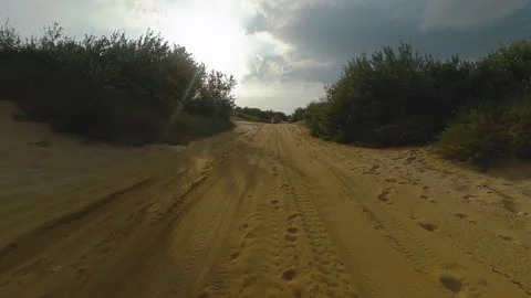 Dune Jeeping 스톡 동영상 235826995