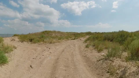 Dune Jeeping 스톡 동영상 235829618