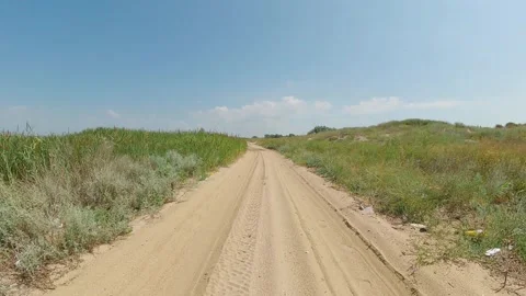 Dune Jeeping 스톡 동영상 235832740