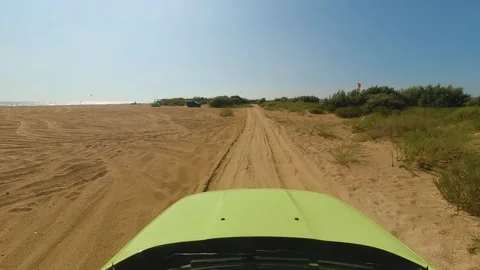 Dune Jeeping 스톡 동영상 235835380