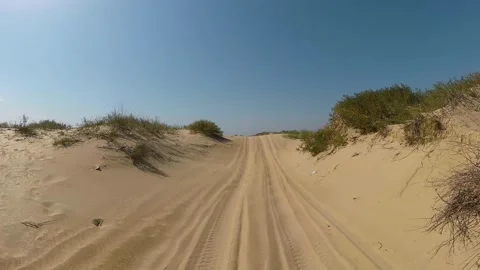Dune Jeeping 스톡 동영상 235853435