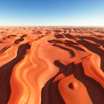 Dune of sands Stock Illustration