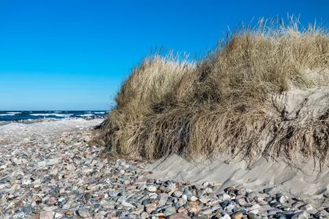 Dune on shore Stock Photos