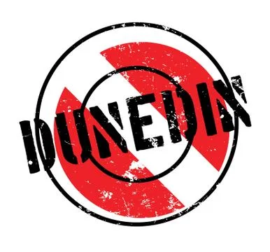 Dunedin rubber stamp Stock Illustration