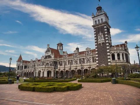 Dunedin Train Station Stock Photos