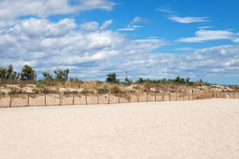 Dunes on the beach Stock Photos