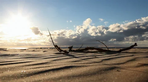 Dunes of the desert mirage. Stock Footage 27485149
