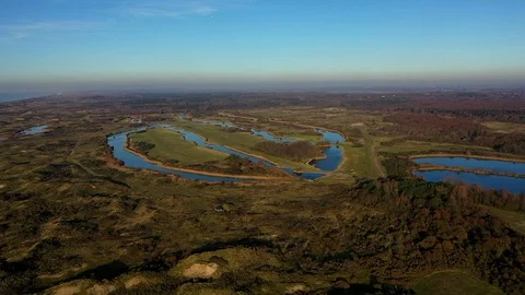 Dunes flyby Stock Footage 124640330