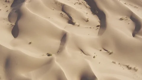 Dunes Look Down Stock Footage 79263389