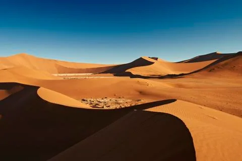 Dunes in Namib desert Stock Photos