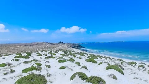 Dunes in Punta De Choros Stock-Footage 123674590