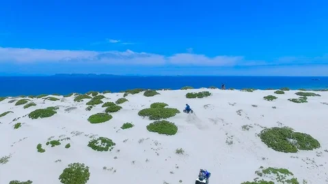 Dunes in Punta De Choros Stock-Footage 123738003
