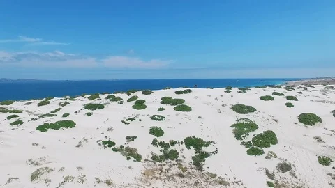 Dunes in Punta De Choros Video stock 124621484