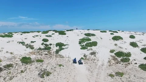 Dunes in Punta De Choros Video stock 124621498