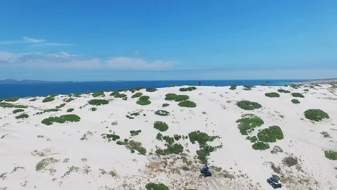 Dunes in Punta De Choros Video stock 124621503