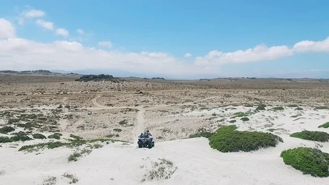 Dunes in Punta De Choros Video stock 124621528