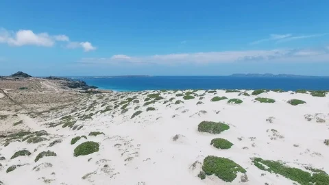 Dunes in Punta De Choros Video stock 124621583