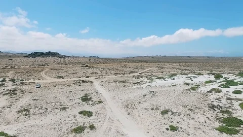 Dunes in Punta De Choros Video stock 124621592