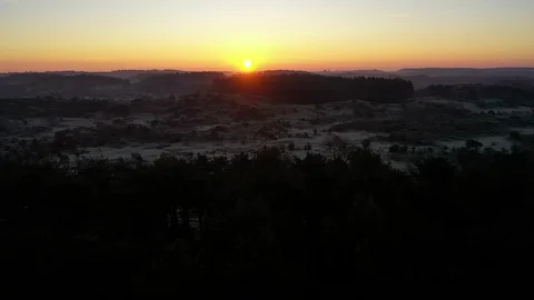 Dunes sunrise 1 Stock Footage 124640137