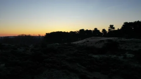 Dunes sunrise 2 Stock Footage 124640143