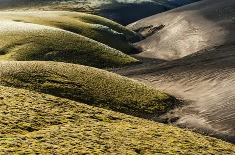 Dunes of two colors Foto stock