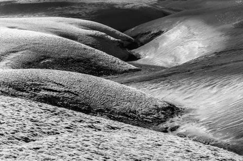 Dunes of two colors Foto stock