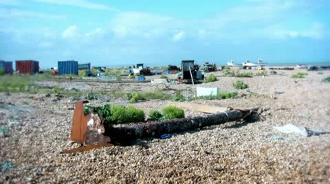 Dungeness beach Video stock 11437805