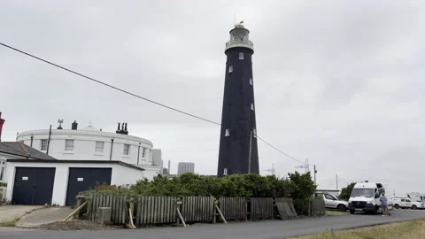 Dungeness Lighthouse Stock Footage 199299196