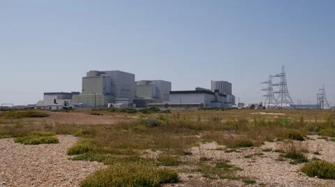 Dungeness Power Station Stock Footage 41265352