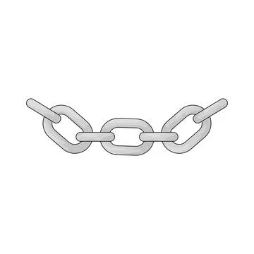 Dungeon chains illustration Stock Illustration