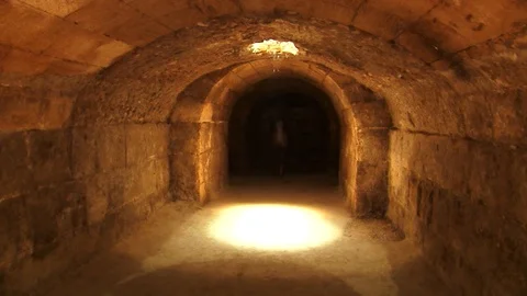 Dungeon of Colosseum Stock Footage 91624170