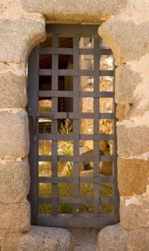 Dungeon door Foto stock