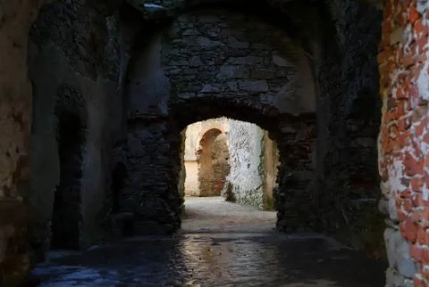 Dungeons of the old castle Foto stock