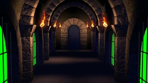 DungeonTorchWalk 스톡 동영상 11492493