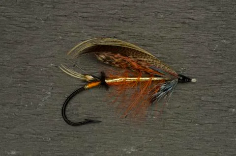 Dunkeld Salmon Fly Stock Photos