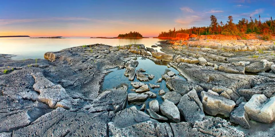 Dunk's Point in Tobermory I Stock Photos