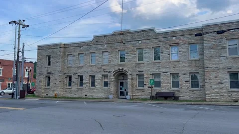 Dunlap TN, USA - 2024, Aug 15: Sequatchie County Library Stock Footage 281899603