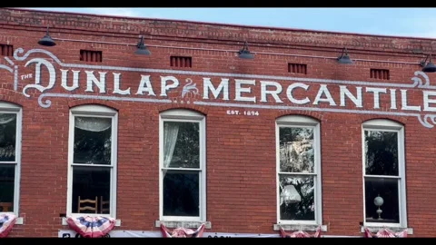 Dunlap TN, USA - 2024, Aug 15: Dunlap Mercantile Stock Footage 281899645