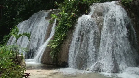 Dunn river falls Video stock 35886696