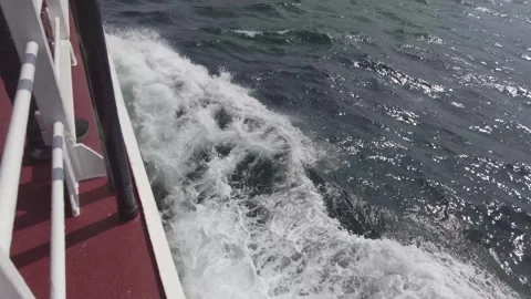 Dunnet Head from Sea Stock Footage 272294191