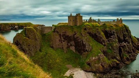 Dunnottar Castle 02 Stock Footage 109068700