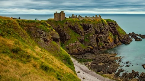 Dunnottar Castle 03 Stock Footage 109068664