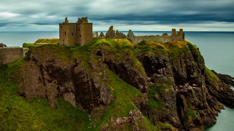 Dunnottar Castle 04 스톡 동영상 109068609